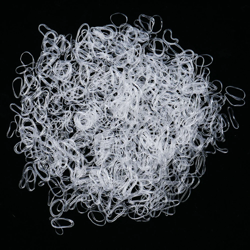 200 шт./лот оптовая продажа одноразовые детские резинки для волос из ТПУ