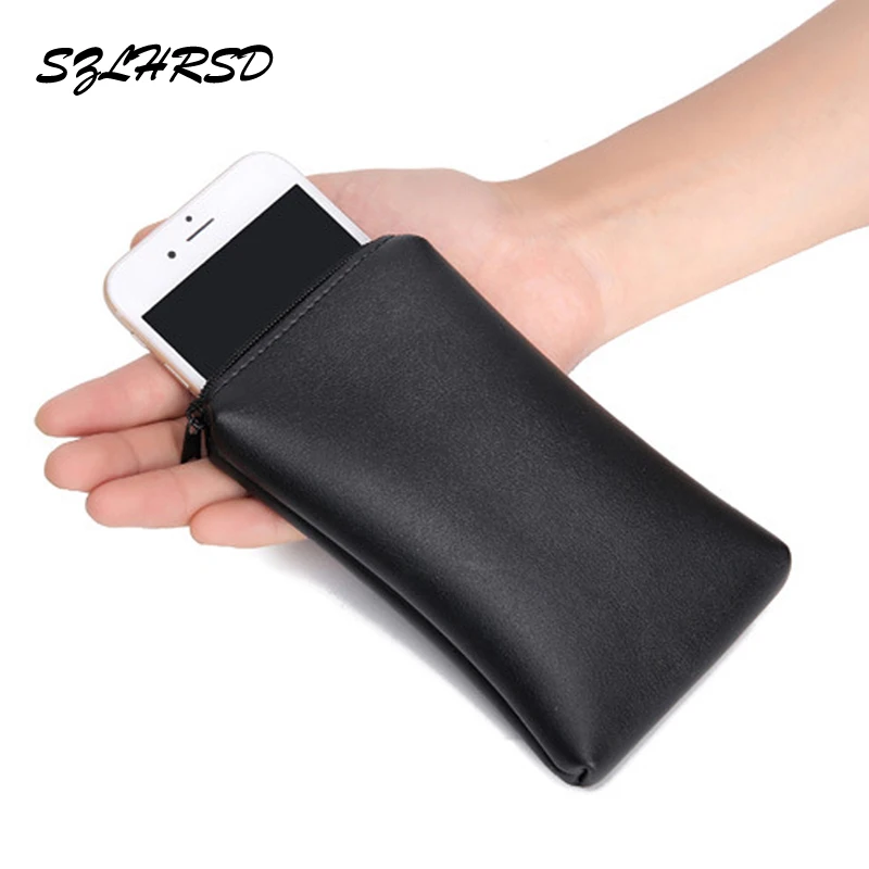 for Samsung Galaxy A8s A6s Zipper Phone Case Cover Jacket Microfiber Wallet Xiaomi Mi Play A7 (2018) | Мобильные телефоны и