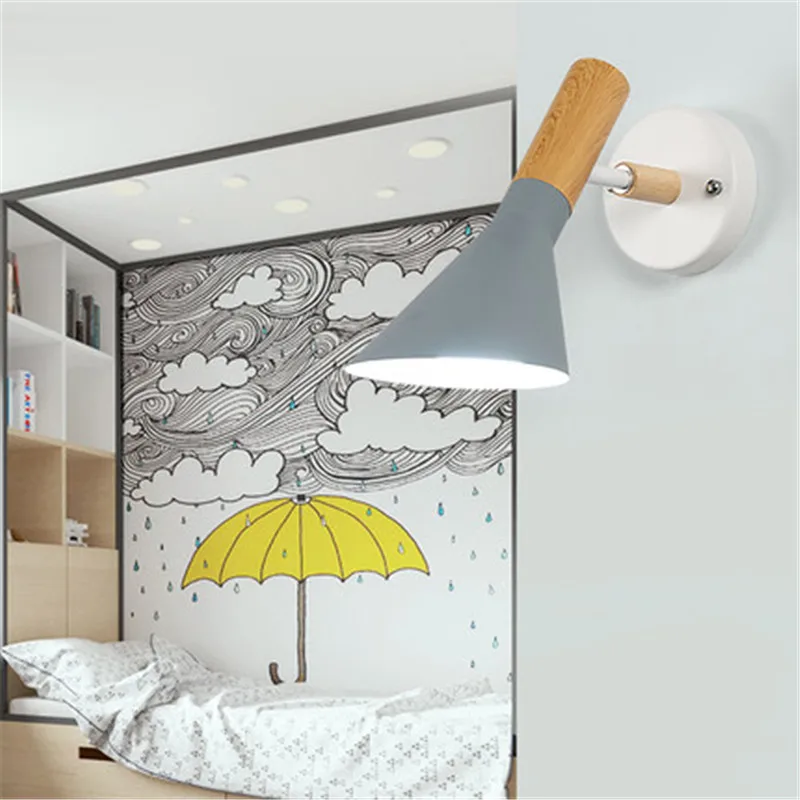 Лофт стиль Железный Отрегулируйте Современные светодиодные Настенные