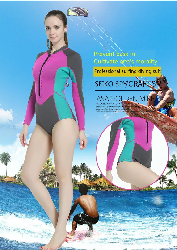 

Ms. 2mm's swimming suit watersuit water proof submersible and sunscreen