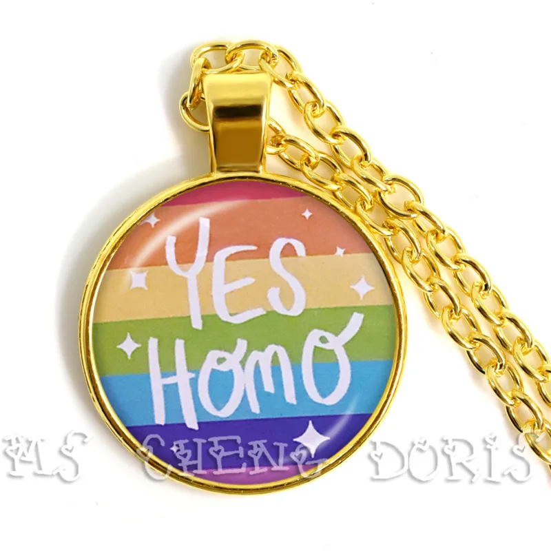 Многослойные Красочные Подвески для геев и лесбиянок ЛГБТ ожерелья Радужный