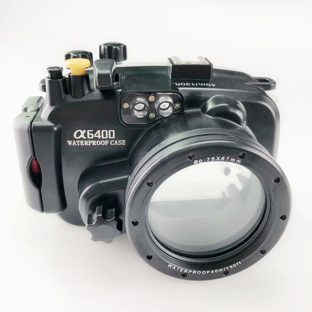 Mcoplus 130ft/40 м Водонепроницаемая подводная камера корпус сумка для sony A6400 камера