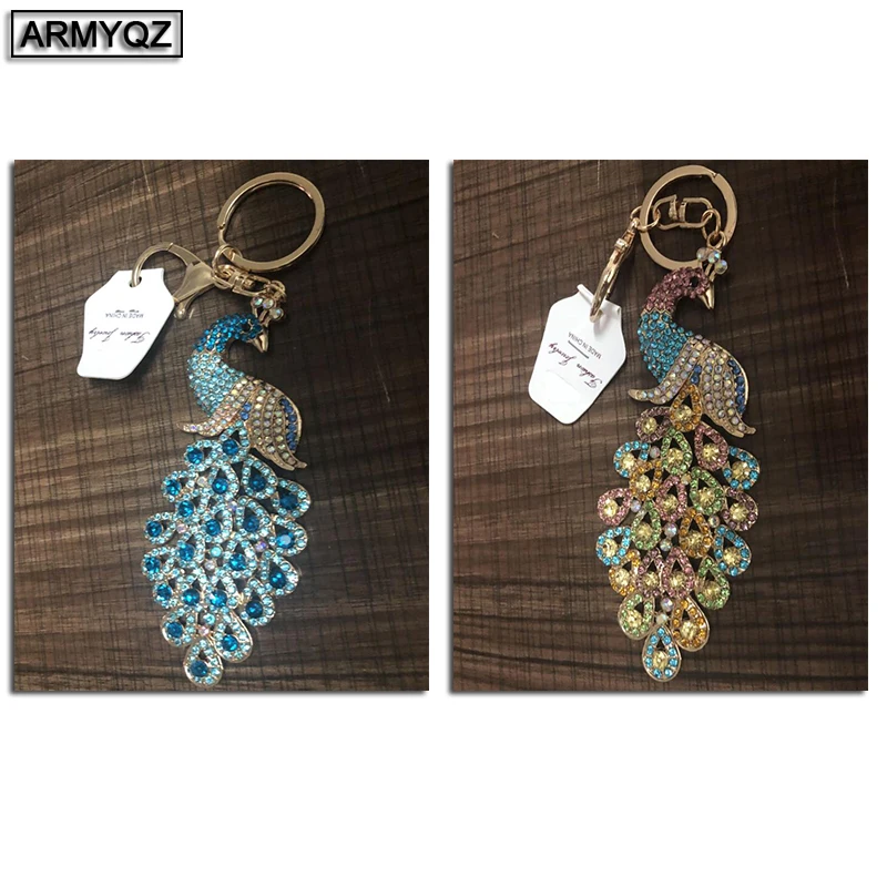 5D Сделай Сам Алмазная картина Новинка 2019 брелок Мода животное Фиолетовый Синий