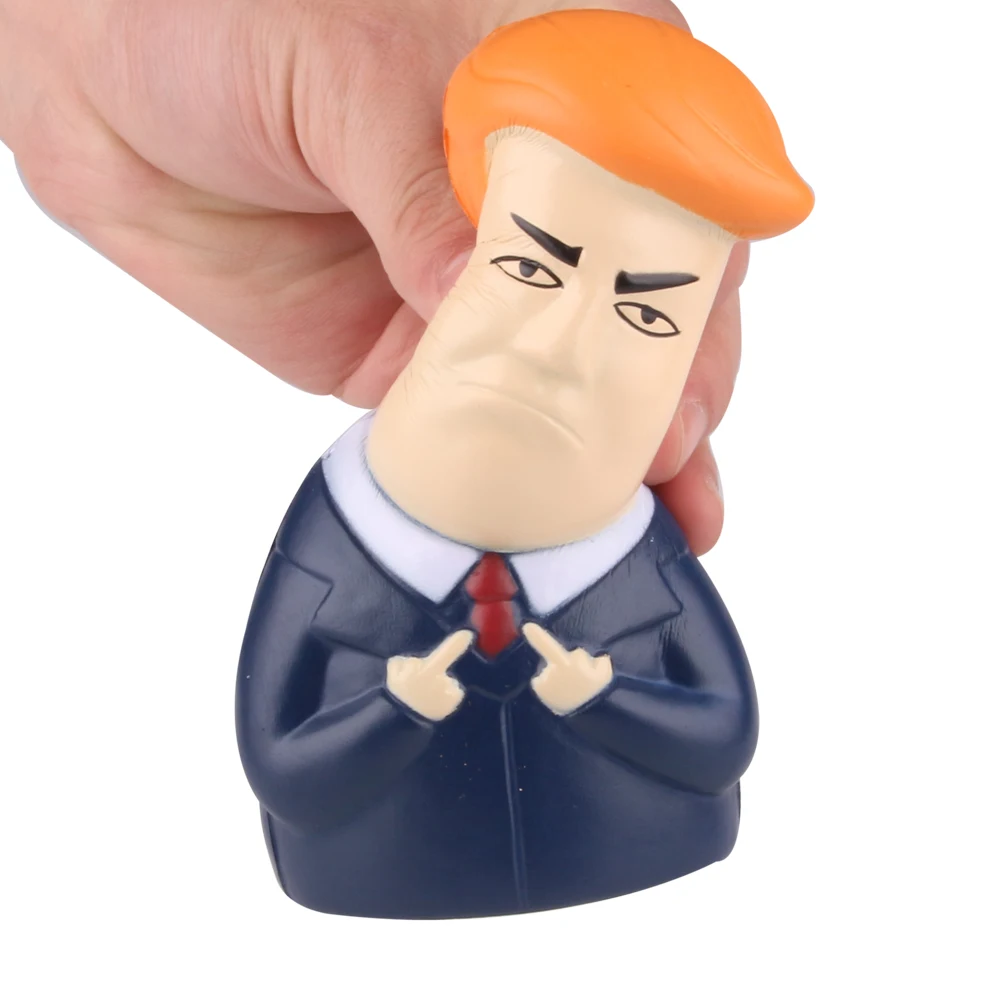 Новинка Kawaii Squishy Trump Splat Ball Squishies медленное снижение давления снятие стресса