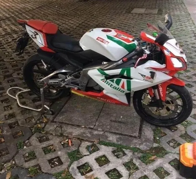 Новинка из АБС-пластика для мотоцикла обтекатель для Aprilia RS125 2006 2007 2008 2009 2010 2011 RS125 06 11 впрыска bodywor белого и красного цветов - Цвет: Custom Painting