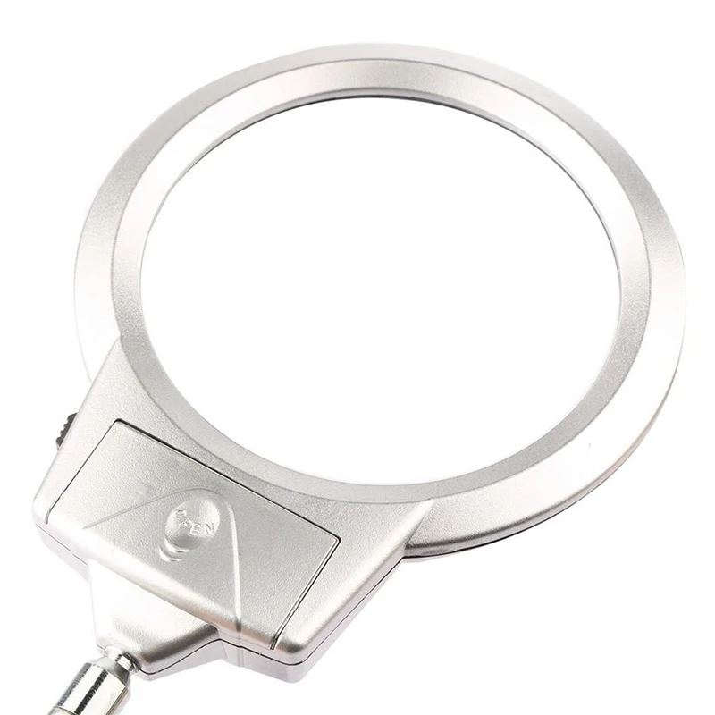 Светодио дный пинцет с подсветкой на стол металлический шланг лупа