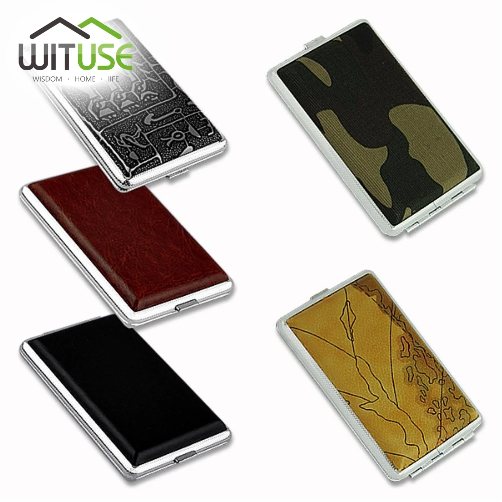 Винтажный чехол для сигарет WITUSE жесткий металлический табака сигар 12