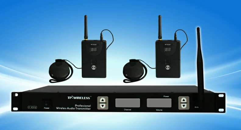 Стойку цифровой Беспроводной Long Range аудио передатчик с RCA или XLR