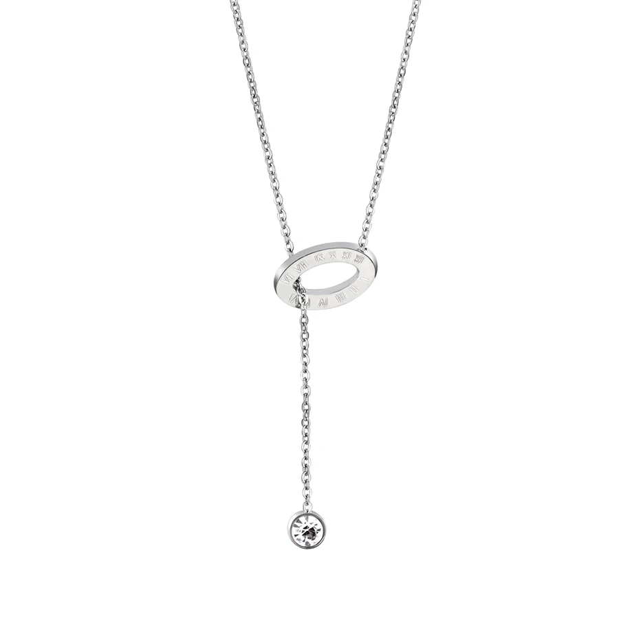 XUAUNHUA Fashion Chain Titanium Steel Decorations Accessories Pendant Necklace Women Contracted Clavicle Fine Jewelry Gift | Украшения и