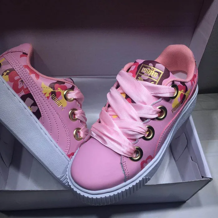 Новое поступление 2018 Puma suede classic высокая женская обувь дышащие кроссовки