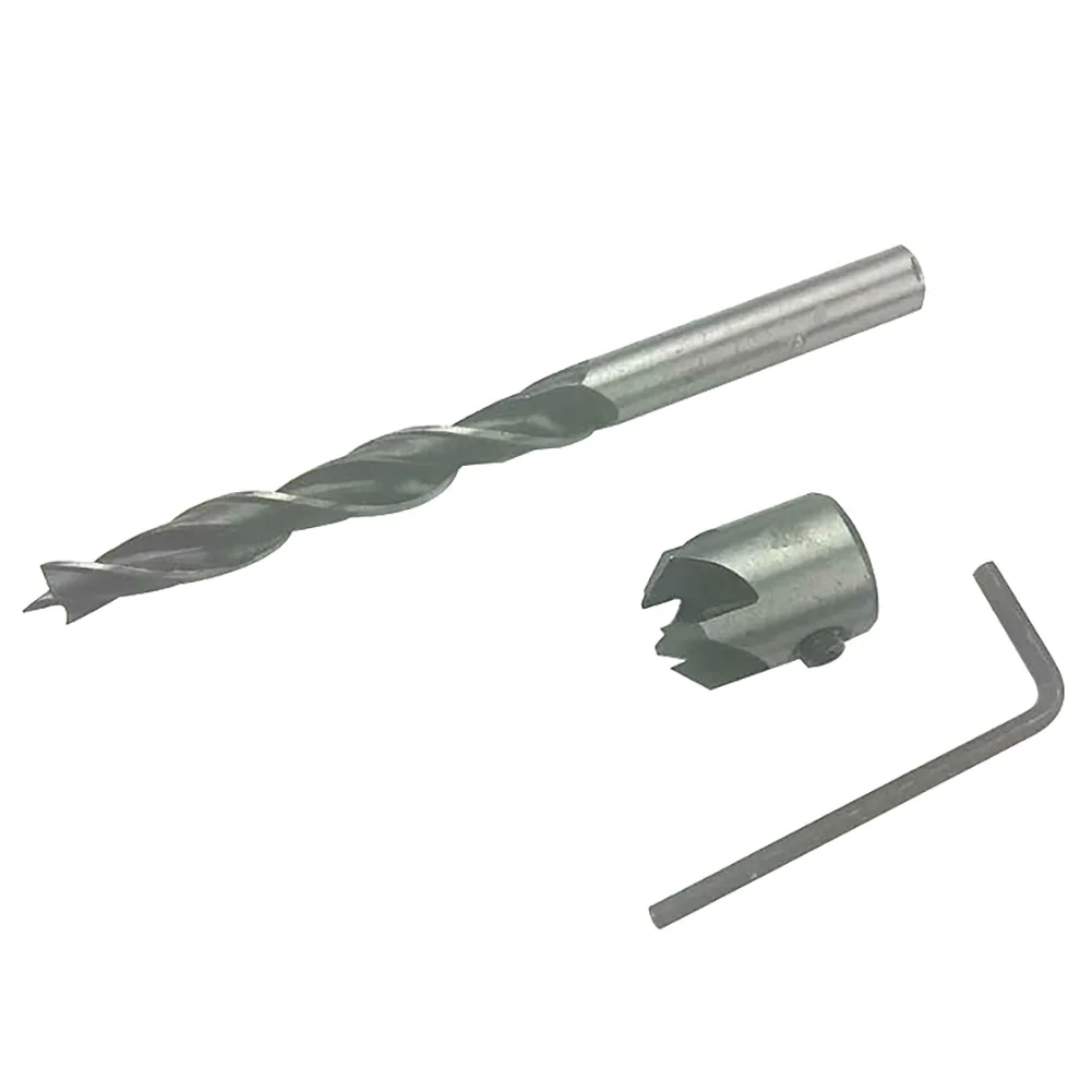 4Pcs Drills Countersink Drill Bit Set Three Tips Countersunk Head Woodworking Chamfering Device High Quality With Allen Wrench