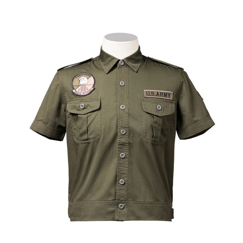 tops Мужская Уличная Тактическая Военная форма, костюмы, армейский костюм, летняя верхняя одежда, рубашка, 101-я воздушная Боевая Экипировка, Мужская футболка - Цвет: tops