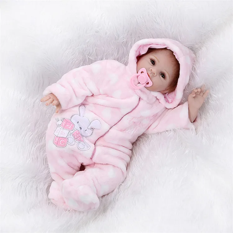 Куклы Reborn babies распродажа 22 дюйма 55 см силиконовые куклы reborn с зимним нарядом Bebe