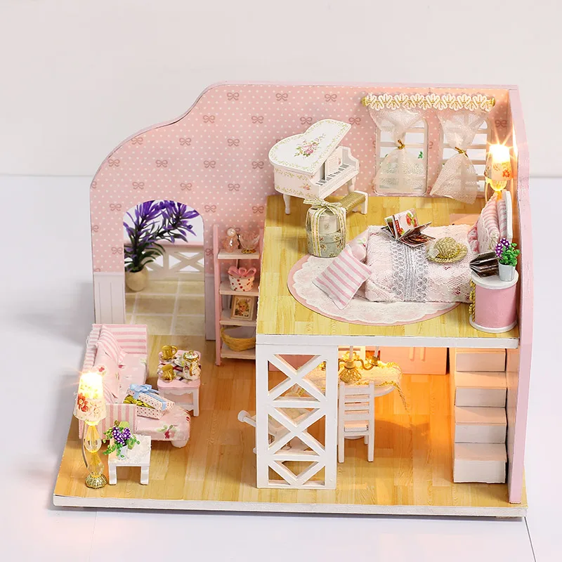 Свадебные подарки Миниатюрная игрушка головоломка DIY Модель кукольного дома