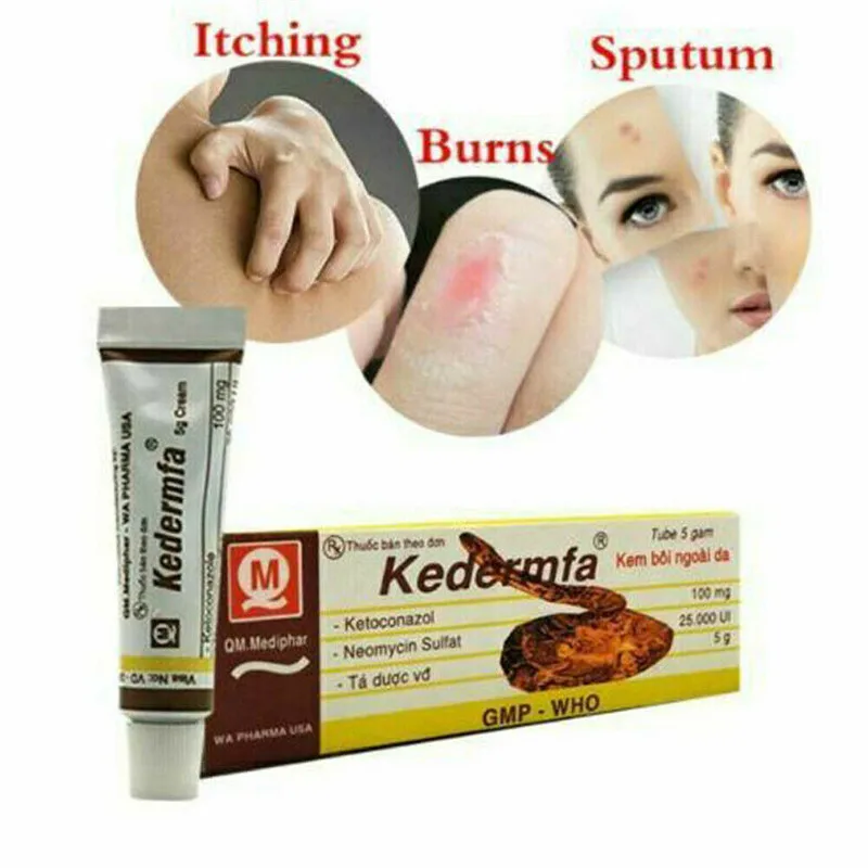 Вьетнамский трубчатый питательный молодой крем Keder mfa для омоложения шрамов