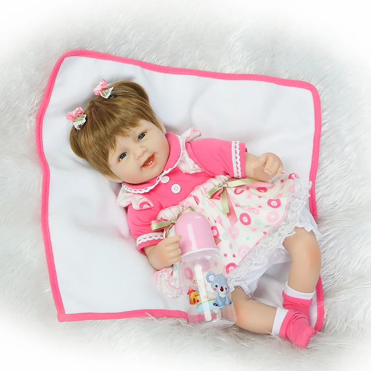 Ручной работы 16 &quot40 см Reborn Младенцы силиконовые виниловые куклы l. o. l игрушки bebe