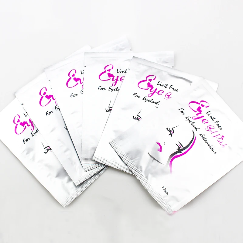 100 пар бумажные накладки для наращивания ресниц привитые глазные наклейки под