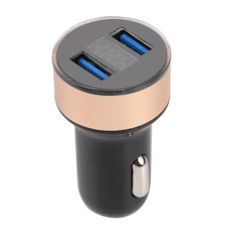3.1A цифровой дисплей двойной Переходник USB для зарядки в машине вольтметр 2 порта