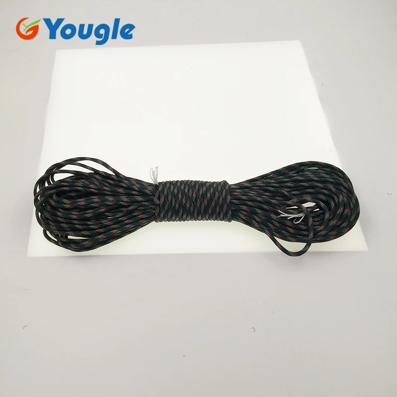 Паракорд YOUGLE Paracord 550 100FT веревка Mil Spec Type III набор для выживания из 7 нитей