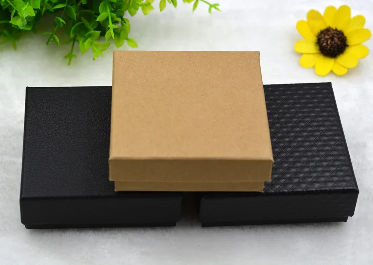 Retro Square Gift Box Empty Jewelry Storage Ring Necklace Container for Anniversary Valentine's Day Present | Дом и сад
