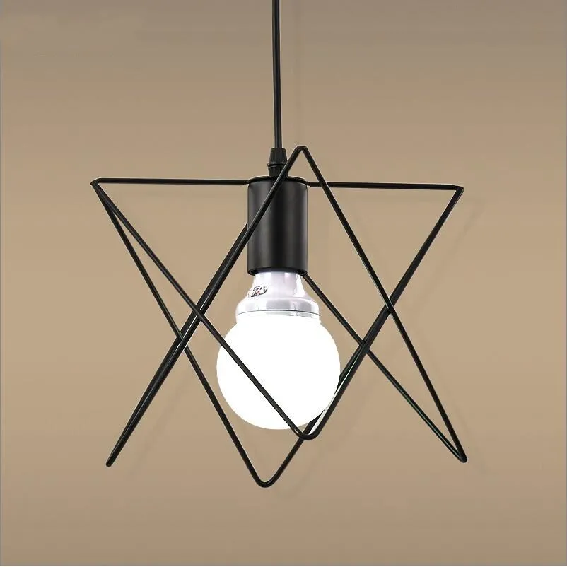 Винтажные сельские креативные маленькие металлические подвесные светильники