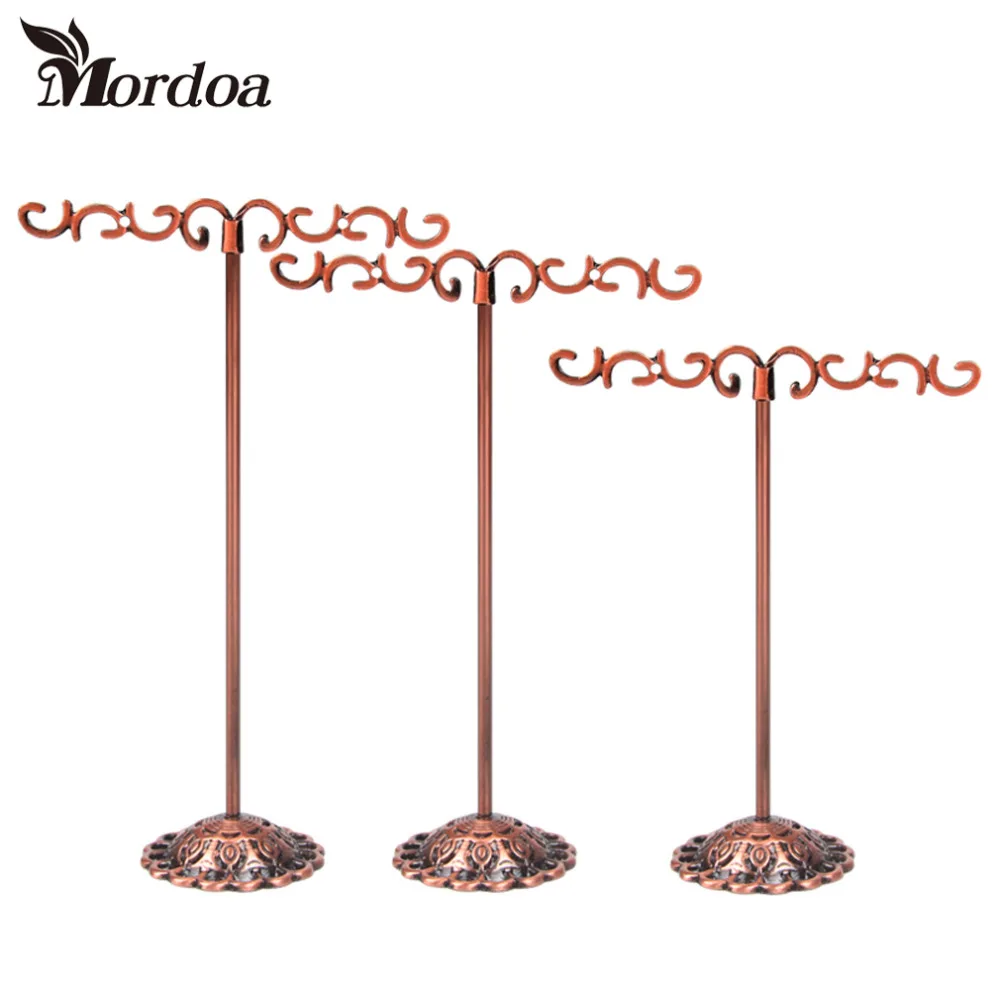 

3pcs/lot Set Of 3 Jewelry Display Earring/Eardrop Showcase Stand Clear Makeup Organizer Free Shipping