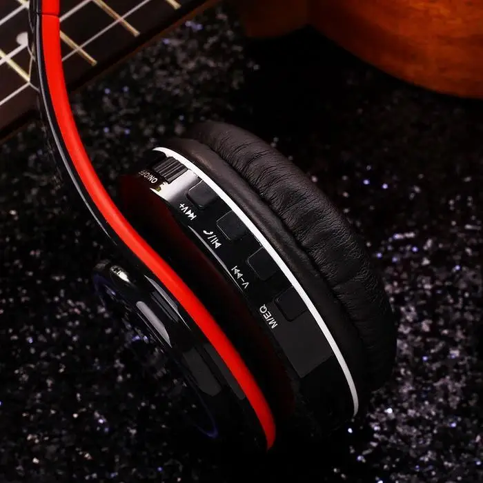 Светодиодный Bluetooth гарнитура складные наушники с 70db микрофон для ПК 400 мА/ч литий