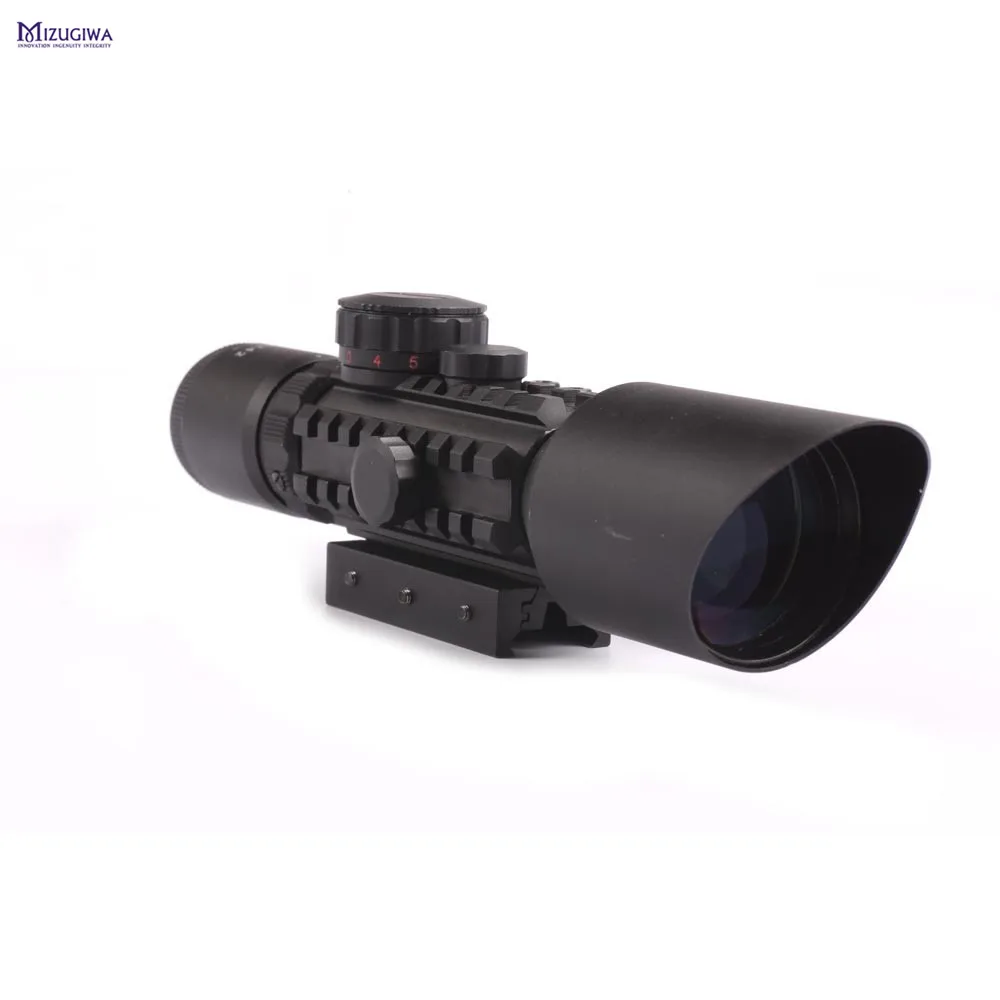 M9 3 10x42 Mil Dot компактный прицел с подсветкой красно Зеленая Сетка точечный красным