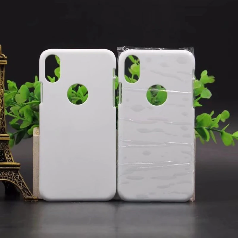 10 шт. 3D печатной пустой чехол для I phone X сублимационный телефона iPhone с сердцем