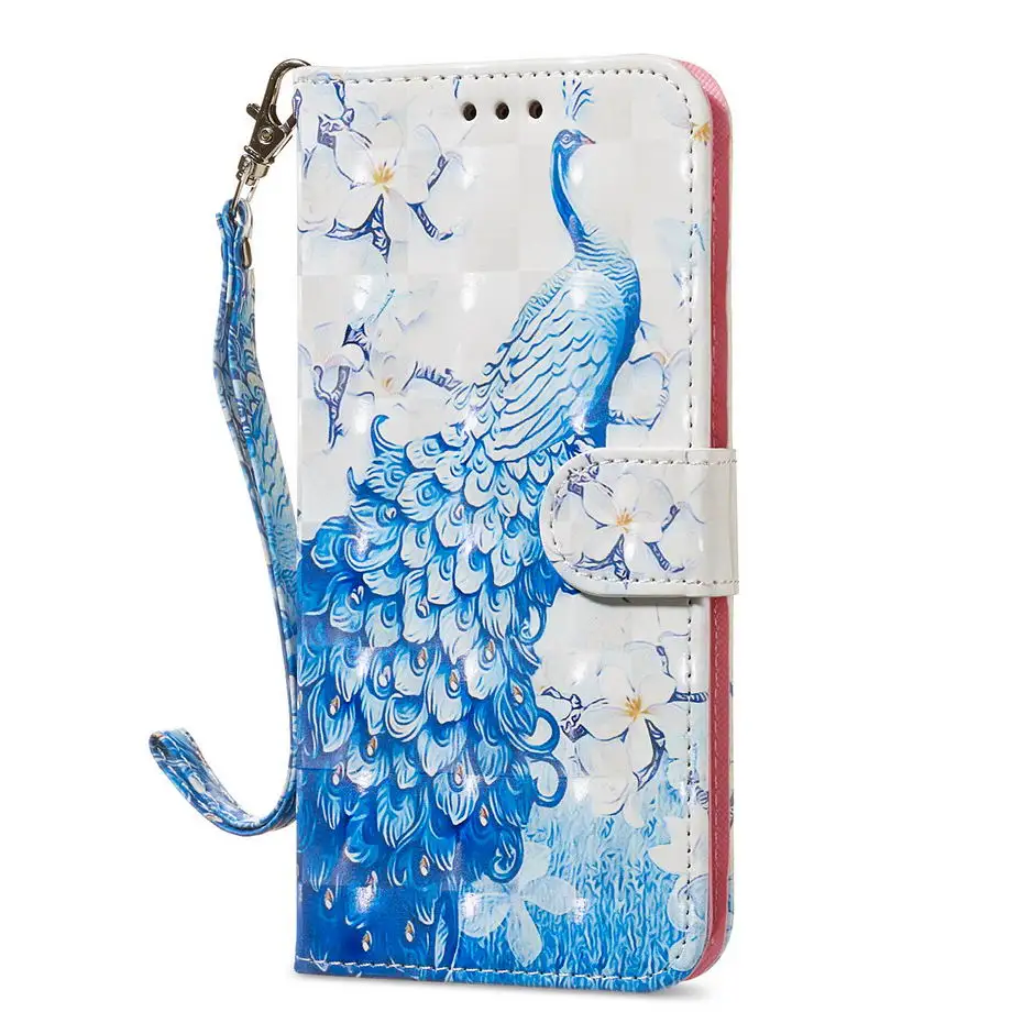 Чехол-Кошелек из искусственной кожи с откидной крышкой для Huawei P20 Pro P10 Honor 8 Lite P