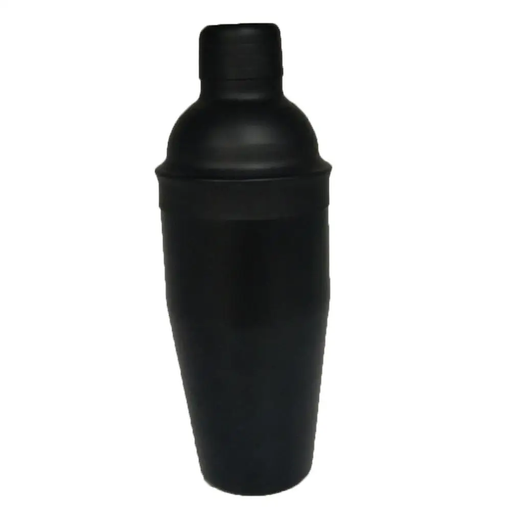 550ML Black paint 550 мл нержавеющая сталь Радужное покрытие шейкер для коктейлей вечерние шейкер Бар напиток для мартини миксер вина Sharker - Цвет: 550ML Black paint