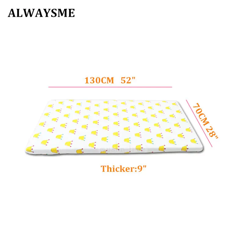 ALWAYSME, универсальная детская кроватка, подходит для большинства стандартных кроватей, 70x130, 60x120, 65x130, с принтом, хлопок, трикотаж, домашний текстиль, простыни, покрывала, матрас