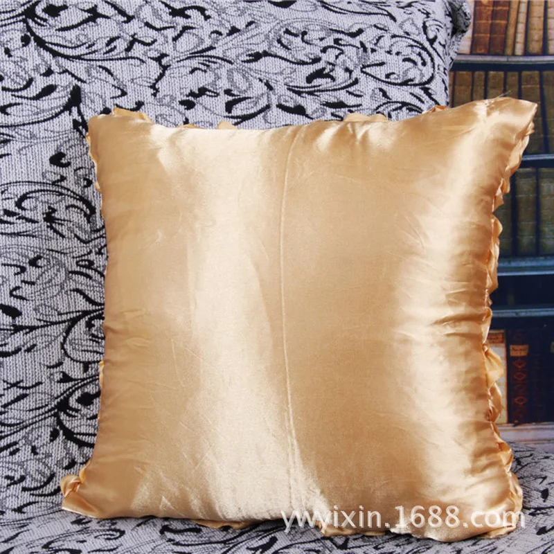 Factory direct home fashion rose satin pillow cushion car sofa cushions office | Дом и сад