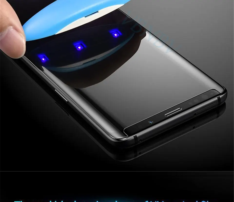 VBNBV 3D полное покрытие стекло для samsung Galaxy S7 Edge S8 S9 Plus защита экрана закаленное стекло для samsung Note 9 8 стеклянная пленка