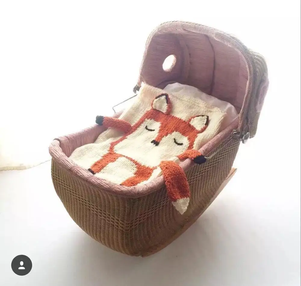 3D мультфильм ручной работы нить одеяло мягкий пледы животных ковер Дети Вязание