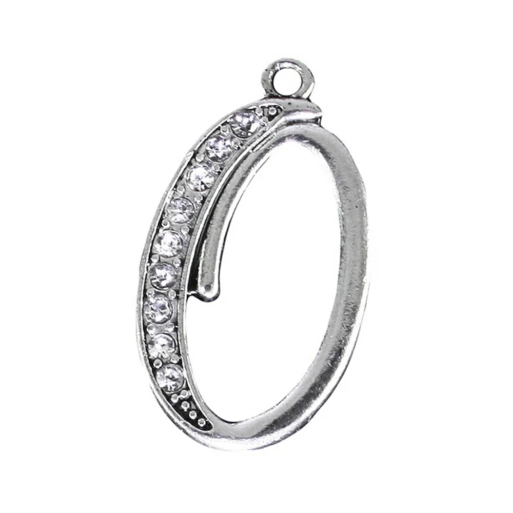 Пользовательский дизайн новая мода античное посеребренное покрытие сплав цинка