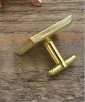 Gold Basehome 10 шт. 16/18/20/25 мм Квадратные Запонки Настройки Бланк База запонки Кабошон Камея запонка "сделай сам" аксессуары для одежды - Цвет: Gold