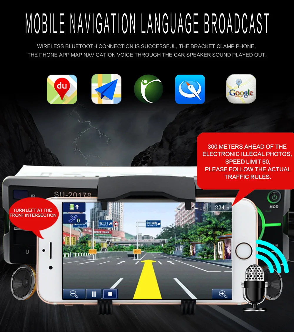 Автомагнитола 1Din In-Dash MP3 Multimemedia плеер авторадио AUX FM Bluetooth Handsfree USB SD карта пульт дистанционного управления автомобильный аудио