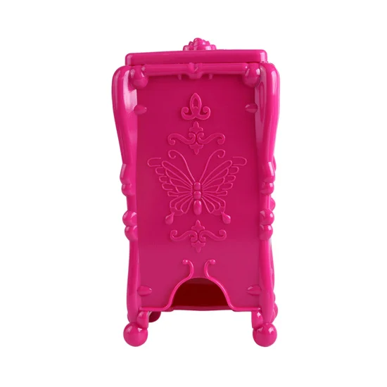 Hot Pink Полная красота 1 шт. косметический макияж хлопок блокнот-органайзер бабочка декоративная коробка для хранения для ногтей протирать хлопок Макияж инструменты CH014 - Цвет: Hot Pink