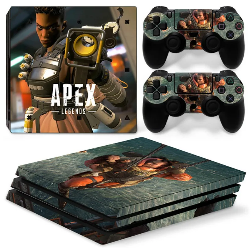 Съемная Виниловая наклейка для PlayStation 4 Pro консоль с 2 контроллерами PS4 наклейки