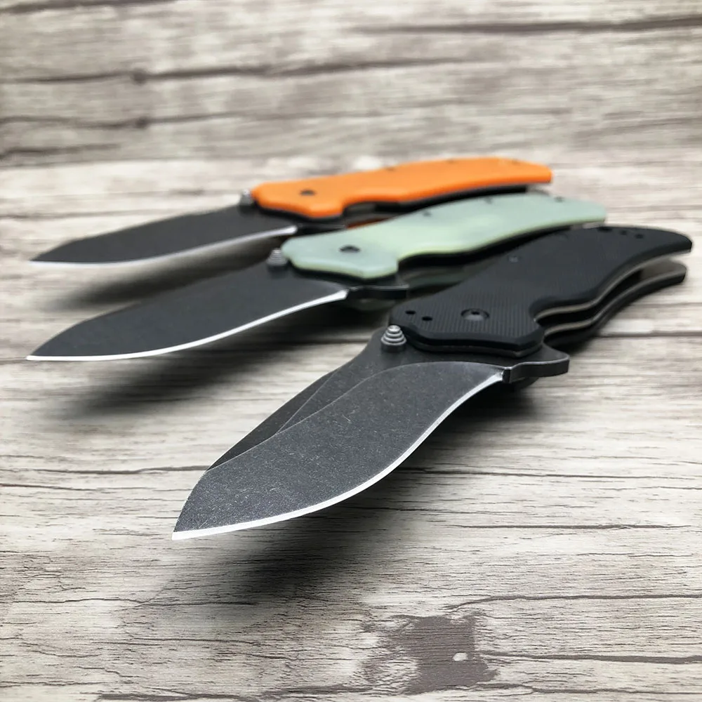 ZZSQ 0350BW Тактический выживания складной нож G10 ручка подшипника ножа подшипник карманный нож Кемпинг Охота Открытый EDC инструмент нож