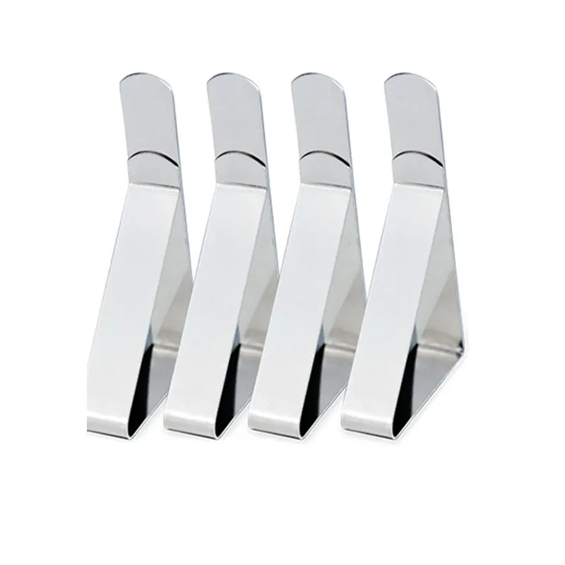 6 шт./компл. зажим для скатерти из нержавеющей стали регулируемый держатель стола