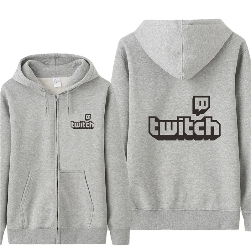 Осень Twitch Channel толстовки Толстовка мужская мода пальто пуловер флисовый пуловер унисекс человек Twitch толстовки HS-028 - Цвет: as picture