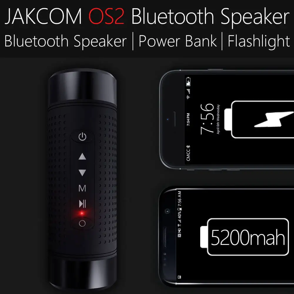 JAKCOM OS2 Беспроводной Bluetooth V4.0 Портативный Динамик с HD звук и бас-гитара (черный) | - Фото №1