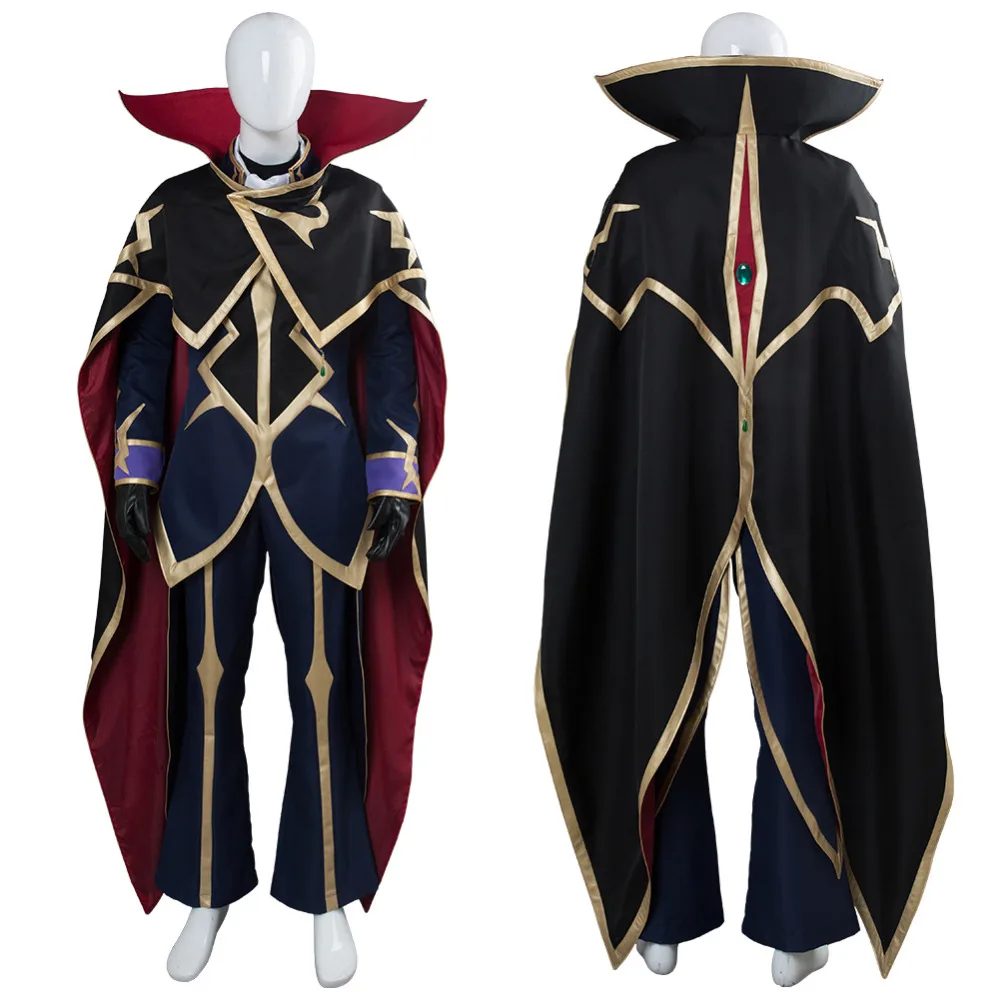 Костюм для косплея Lelouch of the Resurrection Season 3 Zero костюм костюма Униформа карнавальный