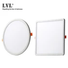 Светодиодный точечный светильник, ультратонкий круглый, квадратный, встраиваемый светильник 6 Вт, 8 Вт, 15 Вт, 20 Вт, 220 В, Светодиодный точечный светильник для ванной комнаты