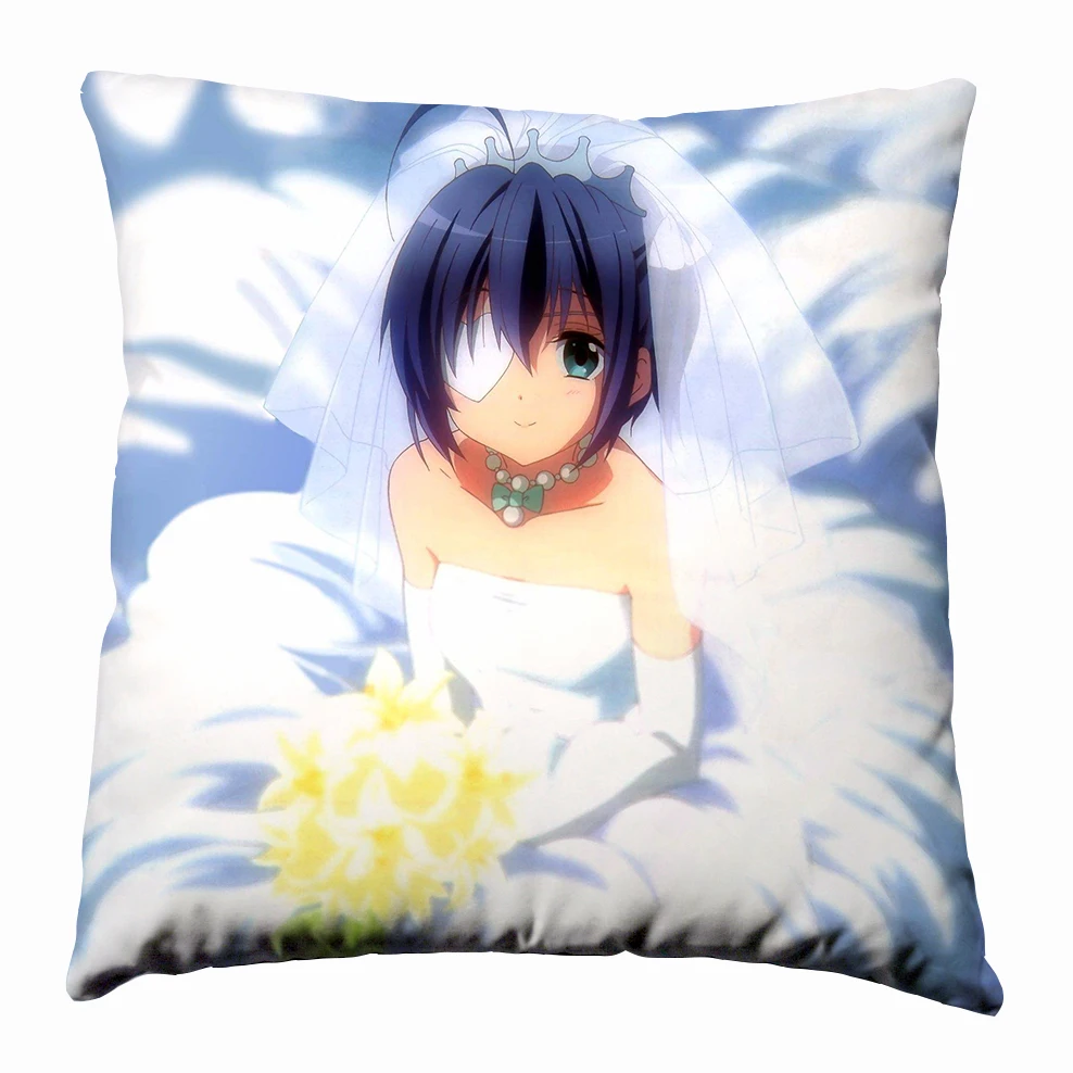 Аниме Манга Chuunibyou Demo Koi Ga Shitai 40x40 см наволочка для подушки чехол сиденья