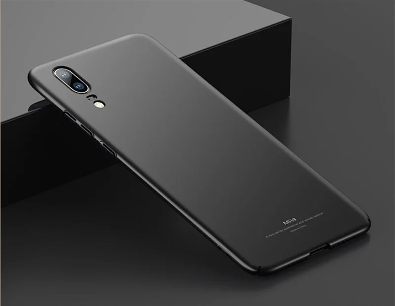 Чехол для huawei P20 MSVII Жесткий ПК легкий матовый чехол ультра тонкий матовый чехол для huawei P20 Pro Lite чехол для телефона