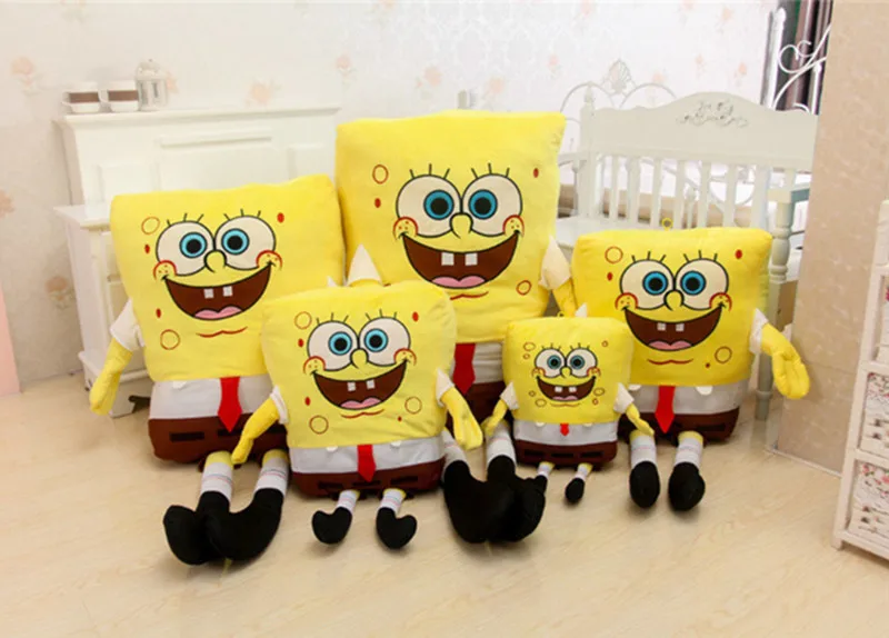 80 см гигантский спанчбоб плюшевый набитый Губка Боб плюшевая игрушка лучший