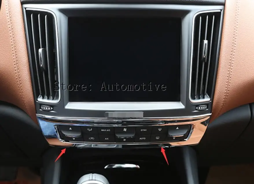 

For Maserati Levante Car-Styling ABS Central Control Mode Frame Cover Trim Sticker Accessories